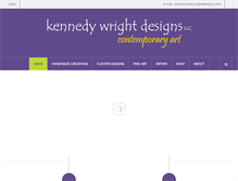 Tablet Screenshot of kennedywrightdesigns.com